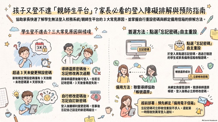 校務系統學生登入說明